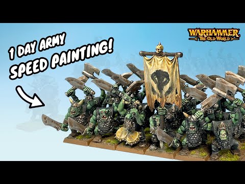 Speed Painting Orcs & Goblins Tutorial | Warhammer Fantasy & Old World