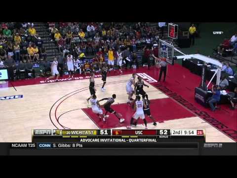 Men's Basketball: USC 72, Wichita St. 69 - Highlights (11/26/15)