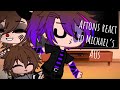 Aftons React To Michael S AUs My AU Glitch And Flash Ft Michaela2458 Michael