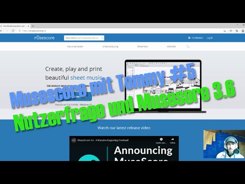 Nutzerfrage und Musescore 3.6 // Musescore mit Tommy #5