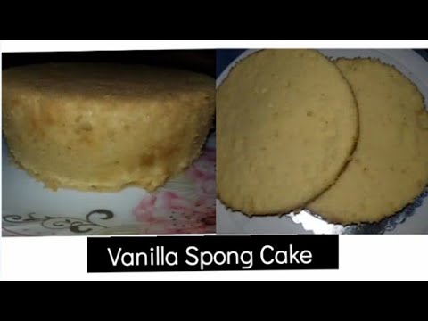 Vanilla Spong Cake recipe by#Rahmat food