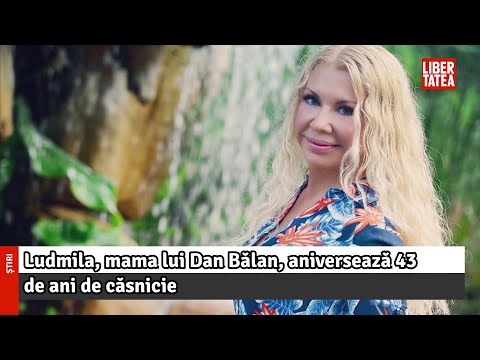 Ludmila, mama lui Dan Bălan, aniversează 43 de ani de căsnicie. Imagine rară...