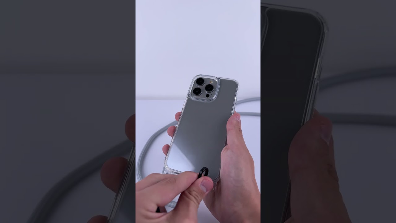 Чехол TPU Transparent with Straps для Apple iPhone 12 Pro / 12 (6.1")