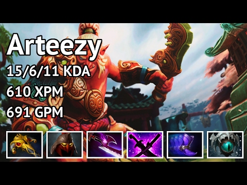 Dota 2 Arteezy - Troll Warlord highlights - Game 2955372346