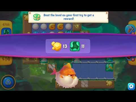 Fishdom 2021 - Level 6755   #playrix #fishdom #gaming