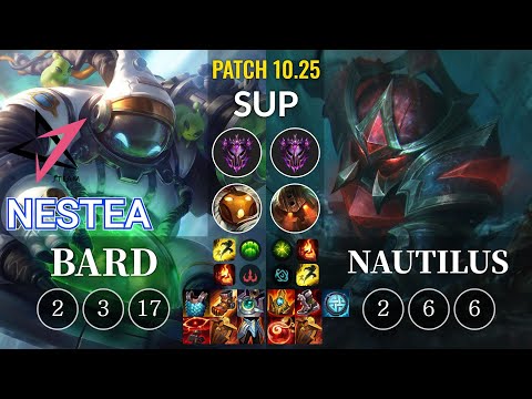 JT Nestea Bard vs Nautilus Sup - KR Patch 10.25