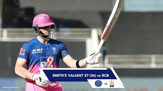 Smith's Valiant Knock Against Royal Challengers Bangalore