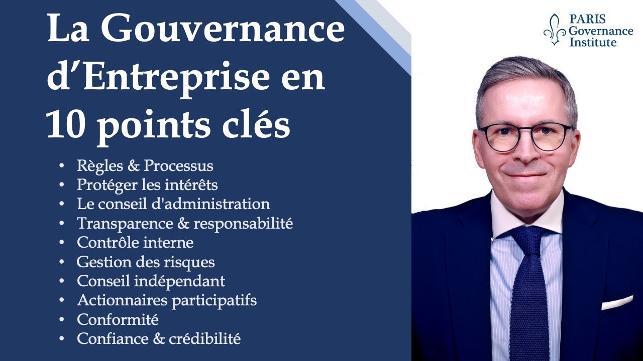 Les 10 points clés de la Gouvernance d'Entreprise (FR)
