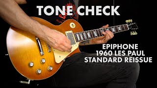 Video thumbnail for TONE CHECK: Epiphone Inspired By Gibson Custom 1960 Les Paul Standard Demo by Cream City Music