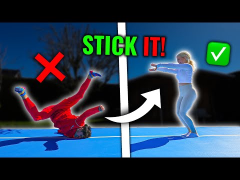 STICK IT CHALLENGE MIT DIMA UND JOLINA!😂🤸🏼‍♀️ WER GEWINNT? - Itsmisabell