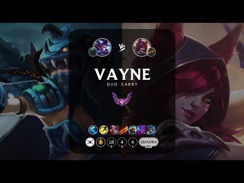 Vayne ADC vs Xayah - KR Master Patch 13.1