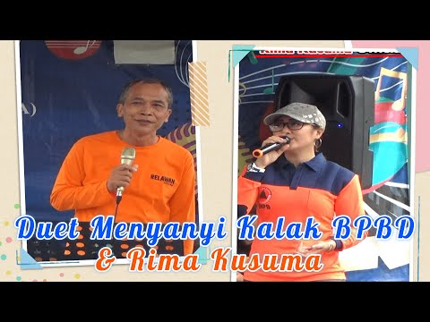 Duet Menyanyi Kalak BPBD Boyolali & Rima Kusuma