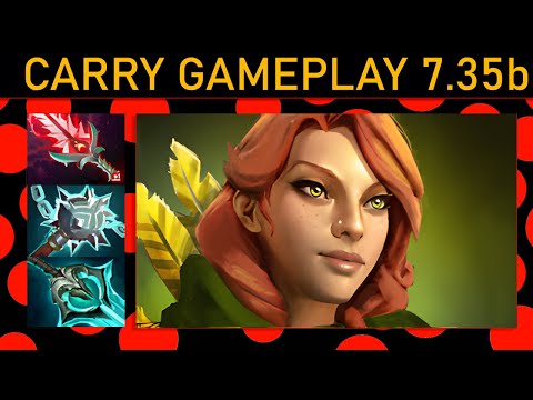 ⭐Yatoro雨 Windranger 15+ Kills! Carry Gameplay 7.35b - Dota 2 Top MMR