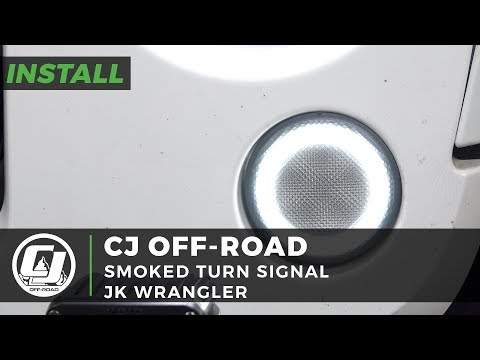 Jeep JK Wrangler Install: LED Switchback Turn Signal Light Assemblies with Smoked Lenses