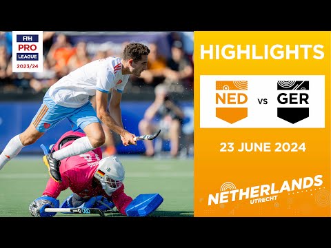 FIH Hockey Pro League 2023/24 Highlights - Netherlands vs Germany (M) | Match 1