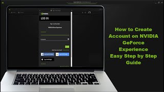 How to Create Account & Login into NVIDIA GeForce Experience on Windows