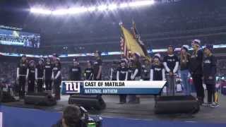 Matilda Broadway Children's Cast, National Anthem 2014