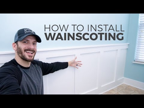 image-How to install wainscoting?How to install wainscoting?