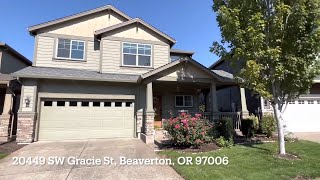 For Rent: 20449 SW Gracie St, Beaverton, OR 97006