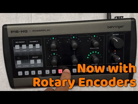 Behringer Powerplay P16-HQ Knob Demo