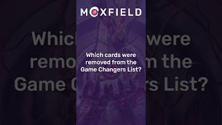 10 cards were just removed from the #MTG game changers list