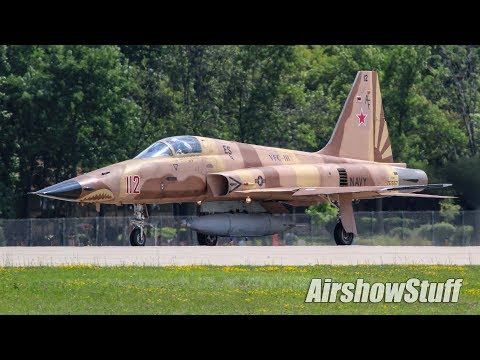 Modern Military Flybys and Arrivals (Friday) - EAA AirVenture Oshkosh 2018