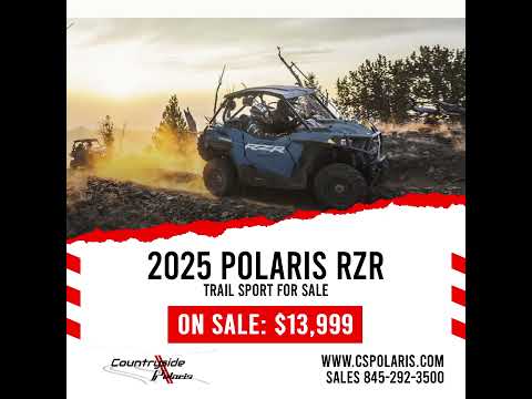 2025 Polaris RZR Trail Sport For Sale Liberty, NY 12754