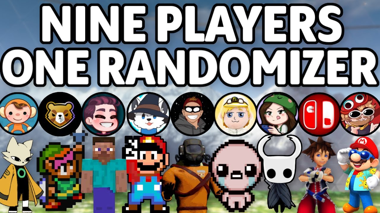 We played a 9 player cross-game RANDOMIZER
