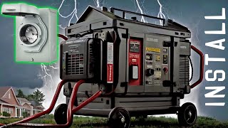 DIY Generator Power Inlet Box Installation - Zombie preparedness!