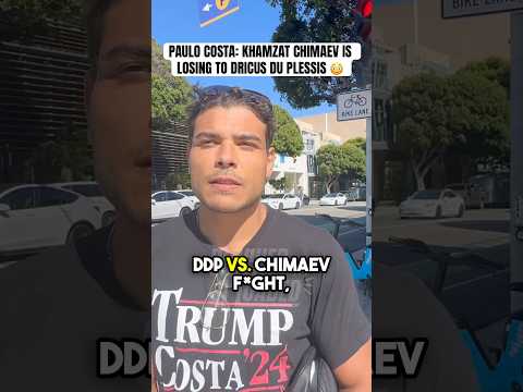 Paulo Costa Says Dricus Du Plessis Will END Khamzat Chimaev 😳 #paulocosta #khamzatchimaev #ddp #ufc