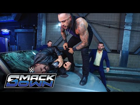 Damian Priest chokeslams Drew McIntyre onto car as Lewis Capaldi watches: SmackDown, March 28, 2025