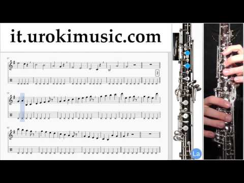 Lezioni di Oboe Carly Rae Jepsen - Call Me Maybe Tutorial Spartito Parte#1 um-276