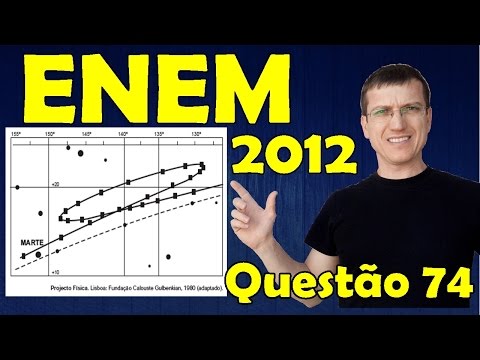 74 - ENEM 2012 - Physics - Mechanics - Question 74 solved (Blue Booklet) - Prof. Marcelo Boaro