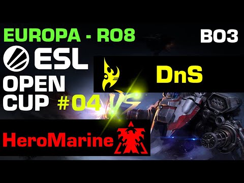 StarCraft 2 - DnS vs HeroMarine (PvT) BO3 - RO8 - ESL Open Cup #04 - Europa [PT-BR]