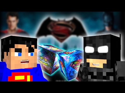 BATMAN vs SUPERMAN! - Minecraft BATMAN SUPERMAN ŞANS BLOKLARI