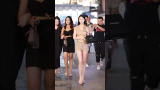 beautiful girl street fashion tiktok #chinesefashion #mejoresstreetfashion #shorts