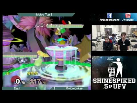 Espi (Fox) vs Mojomonkey (Jigglypuff, Peach) @ Shinespiked 5