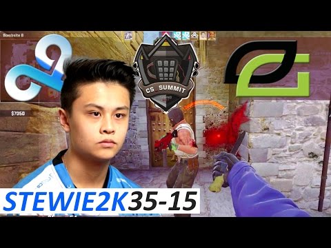 Stewie2K 35-15 / OpTic vs C9 / Cobblestone / CS_SUMMIT Spring 2017
