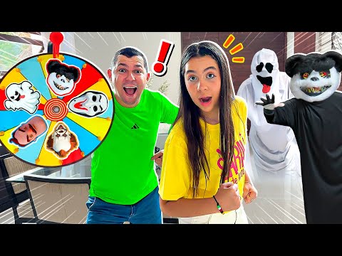 SARAH E O PAPAI TENTAM ESCAPAR DA ROLETA DOS MONSTROS | Sarah de Araújo