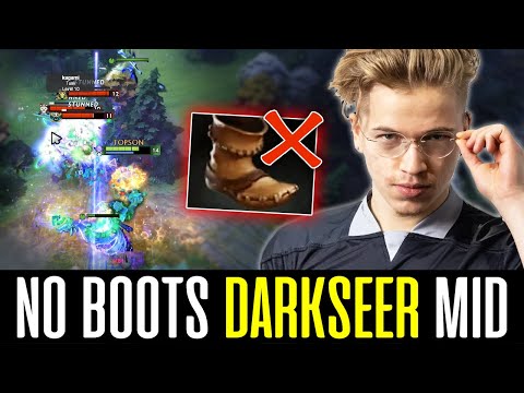 Topson 200 IQ Build on his Dark Seer Mid - NO NEED BOOTS! DOTA 2