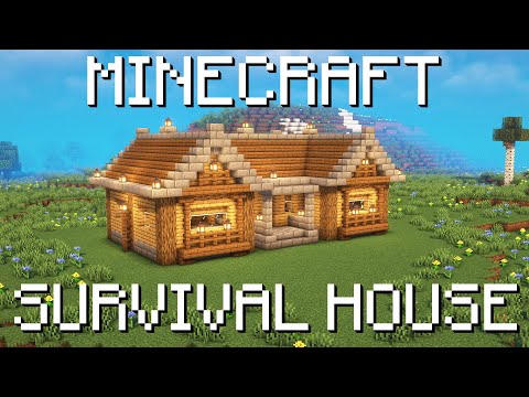 Rob's Crafting Corner - Minecraft: How To Build a SURVIVAL HOUSE🏠