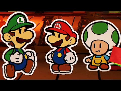 Paper Mario The Origami King Walkthrough Part 16 No Commentary Gameplay - Luigi & Diamond Island