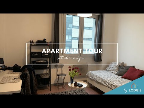 Apartment Tour // Furnished  14,1m2 in Lyon – Ref : 1L721271