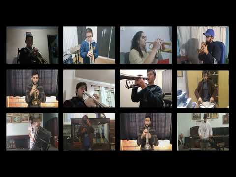 Naipes de Trompetes e Percussão do Instituto SIM. Simple Gifts - Shaker Folk Songs.