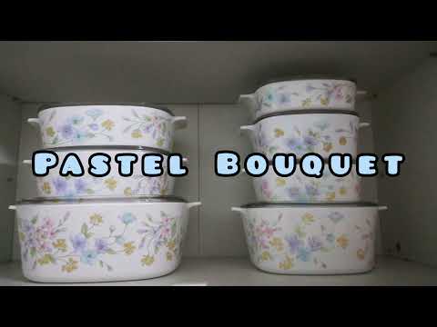Corning Ware Pastel Bouquet by Corning USA 🇺🇸. #corning #corningware #vintagecorningware
