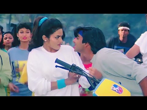 Premi Aashiq Awara-Phool Aur Kaante 1991 HD Video Song, Ajay Devgan, Madhu