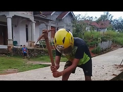 TINGKAH LUCU!! pekerja kuli bangunan