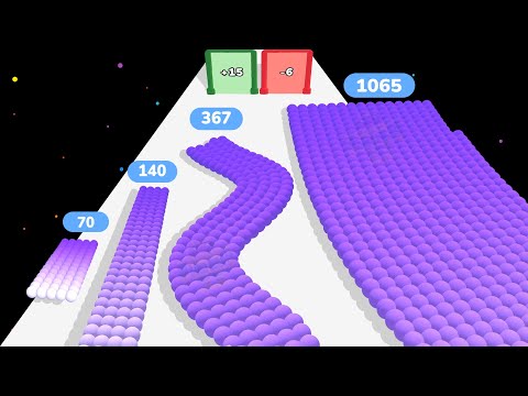 TWIST BALLS - Canvas Run 3D (ASMR Gameplay)