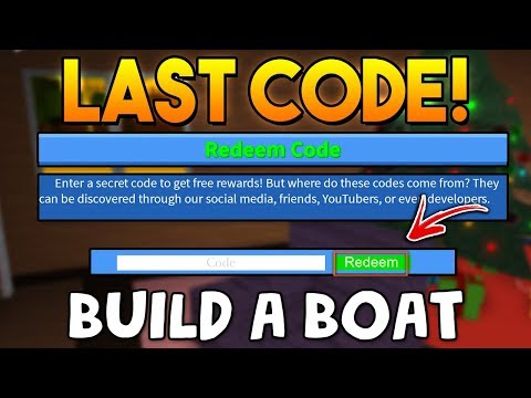 LAST CHRISTMAS CODE! *REDEEM NOW*â˜ƒï¸ | Build a boat For 