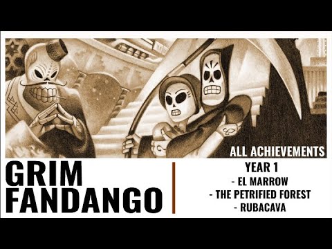 Grim Fandango Remastered - Year 1 Walkthrough/Playthrough - All Achivements - No Commentary